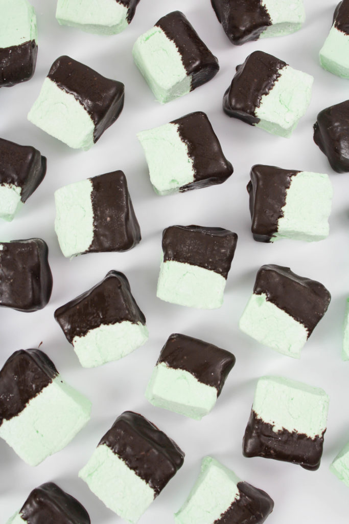 Mint Chocolate Marshmallows