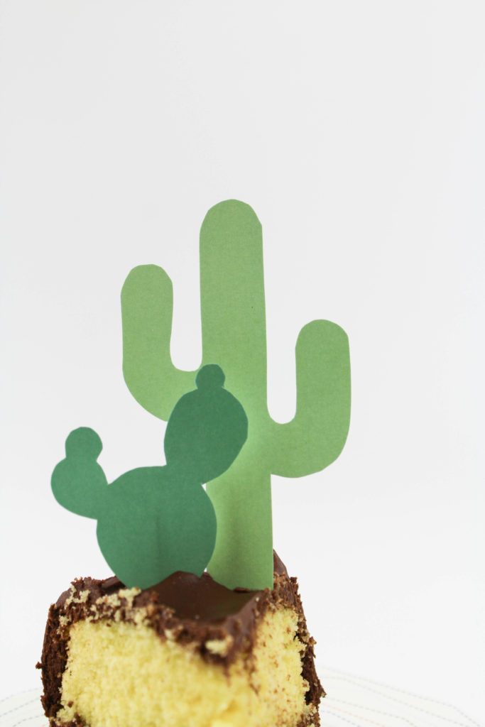 Printable Cactus Cake Topper