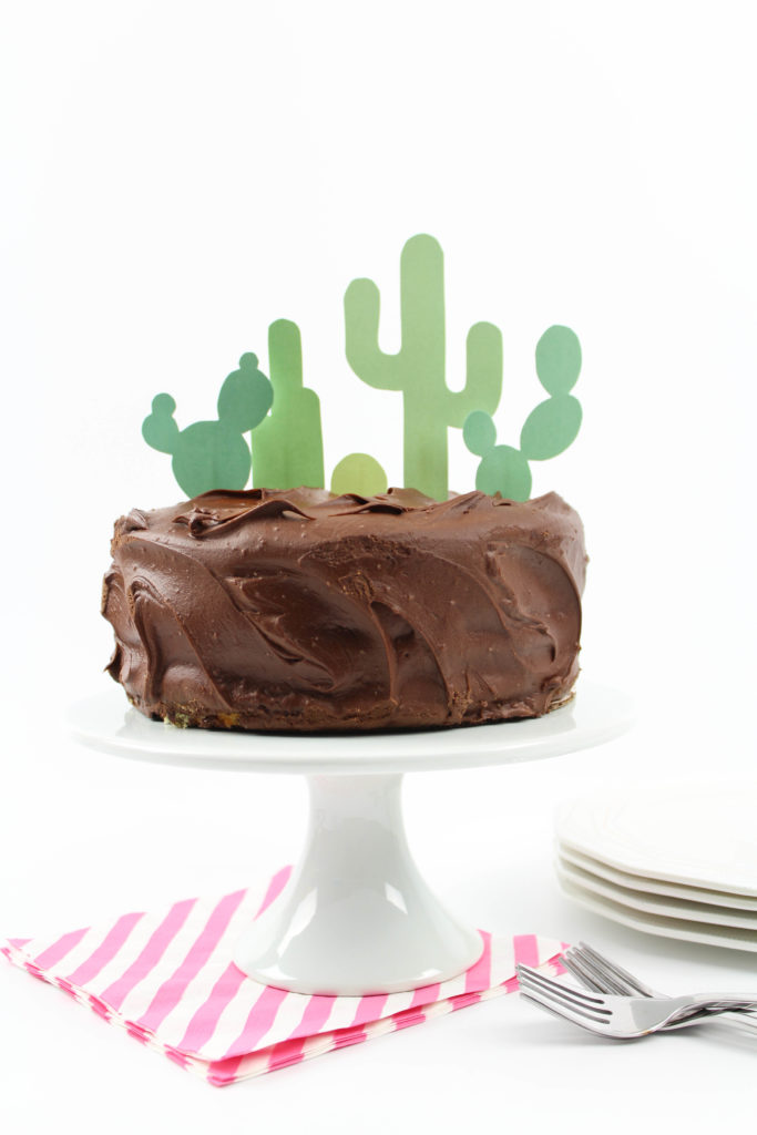 Printable Cactus Cake Topper