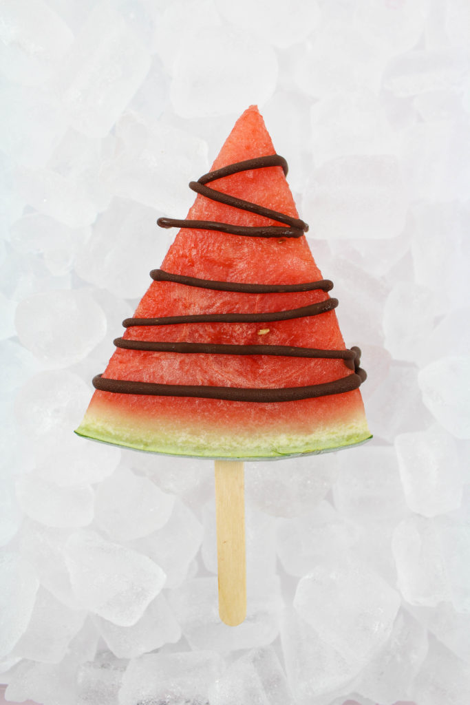 Chocolate Rosé Watermelon Pops