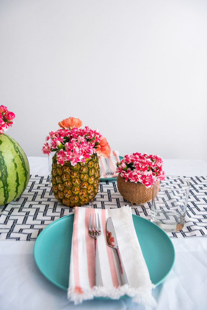 DIY Fruit Vases