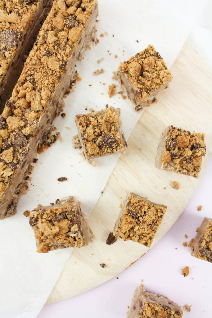 Chocolate Chip Cookie Dough Fudge