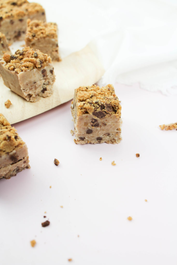 Chocolate Chip Cookie Dough Fudge