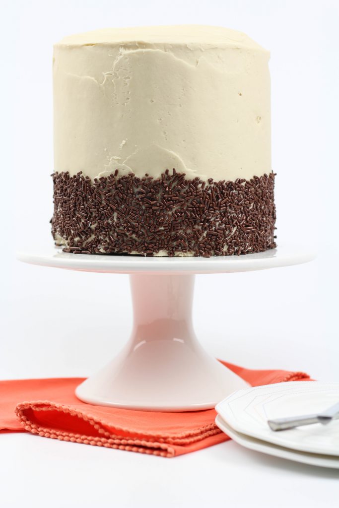 Chocolate Stout Beer Cake with Beer Frosting