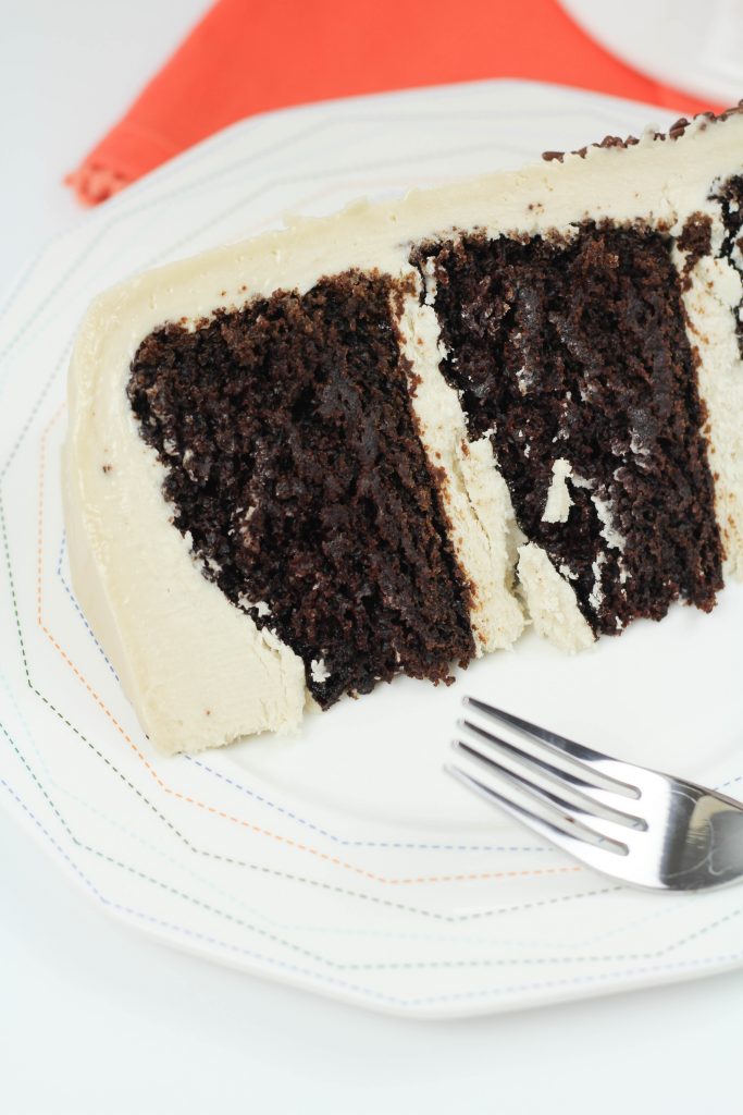 Chocolate Stout Beer Cake with Beer Frosting