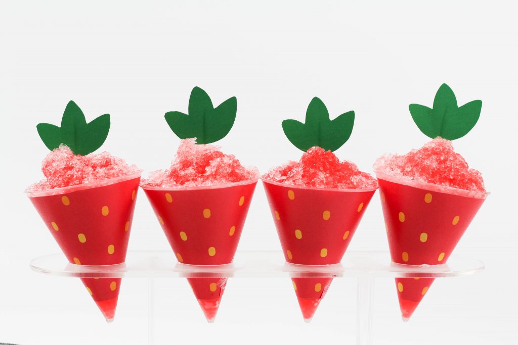 Strawberry Snow Cone Printables