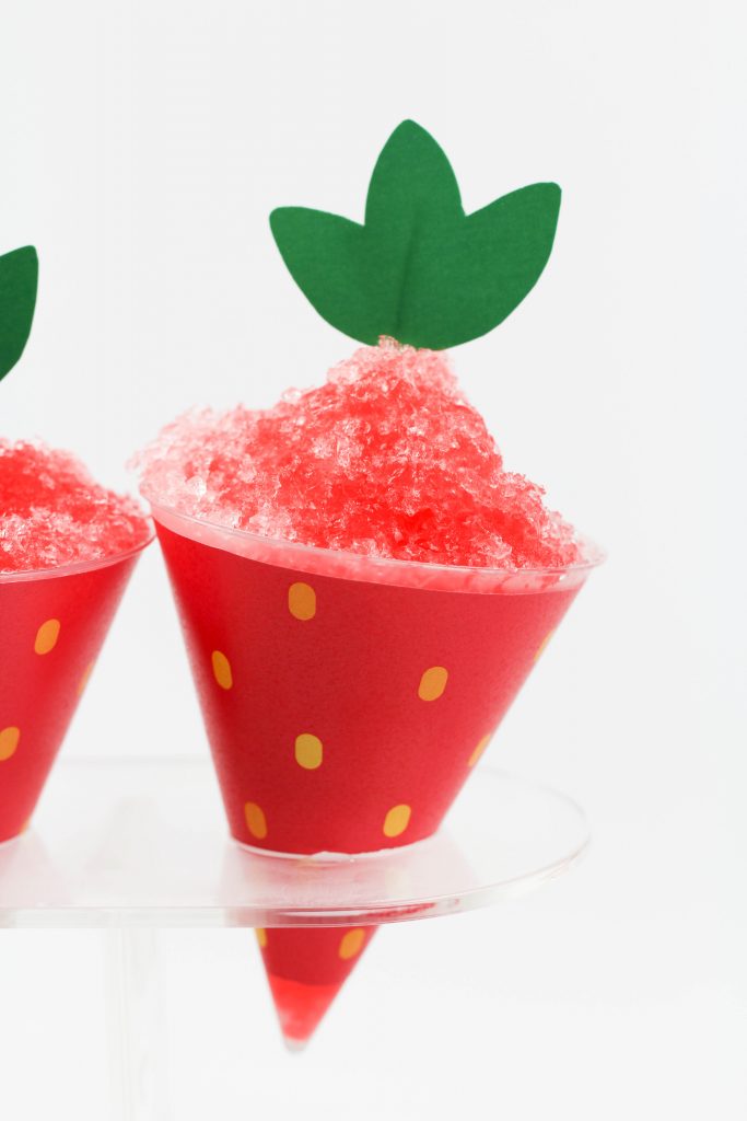 Strawberry Snow Cone Printables