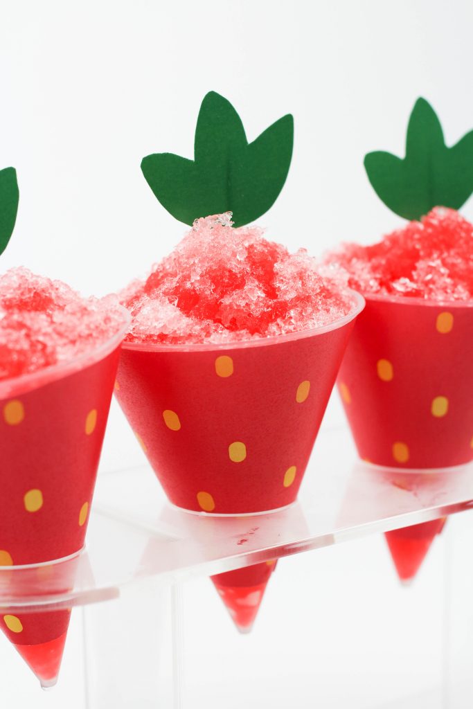 Strawberry Snow Cone Printables