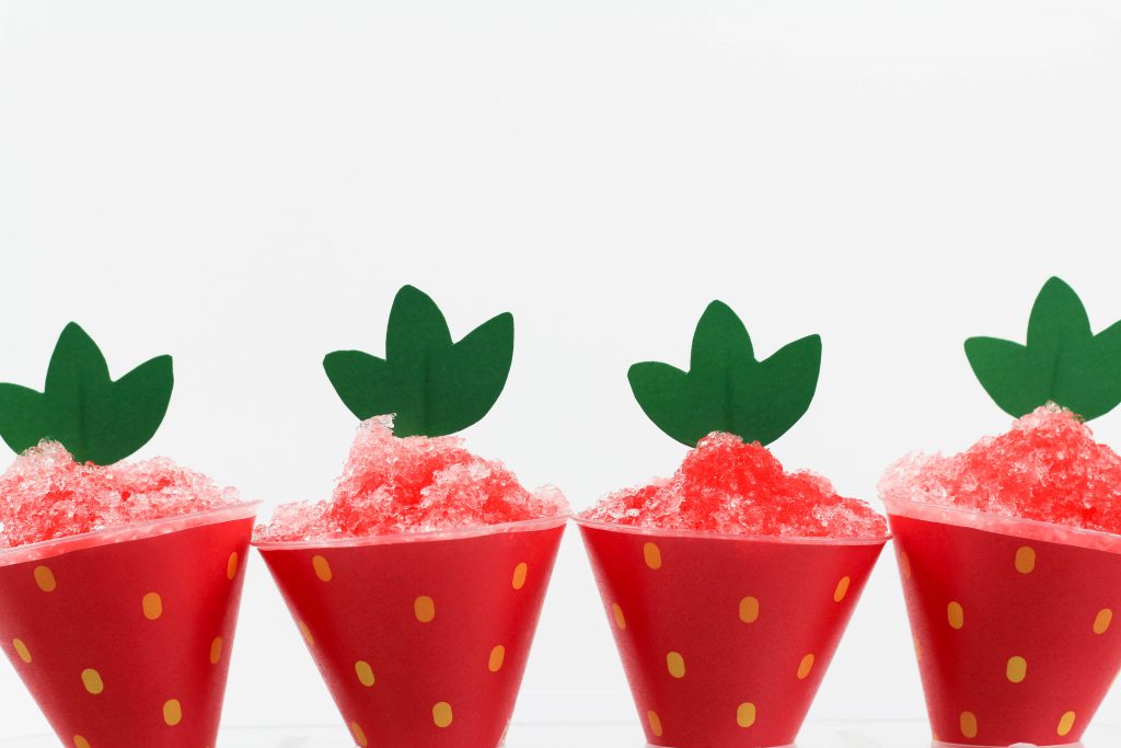 Strawberry Snow Cone Printables