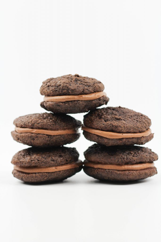 Chocolate Worm Whoopie Pies