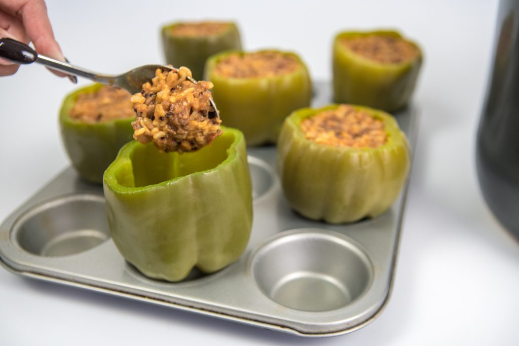 Easy Stuffed Green Peppers