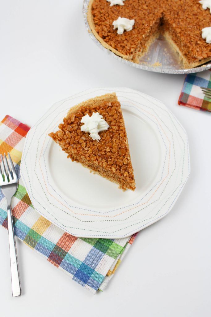 Pumpkin Rice Krispy Treat Pie