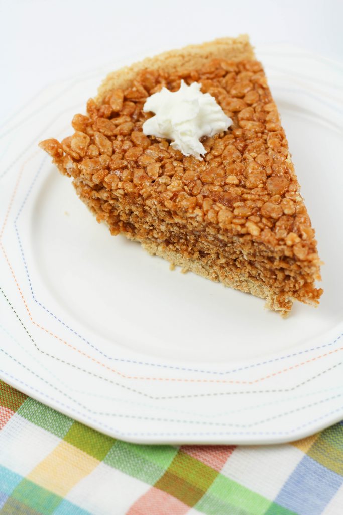 Pumpkin Rice Krispy Treat Pie