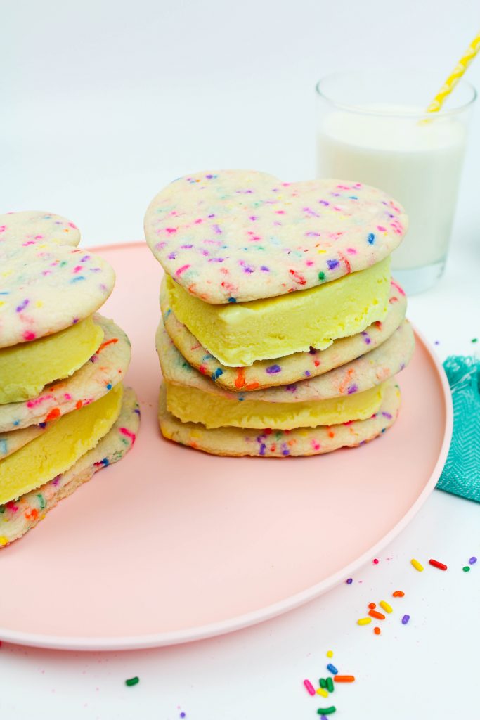 Funfetti Marshmallow Ice Cream Sandwiches