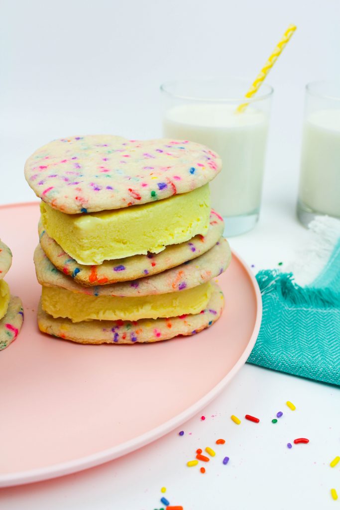 Funfetti Marshmallow Ice Cream Sandwiches