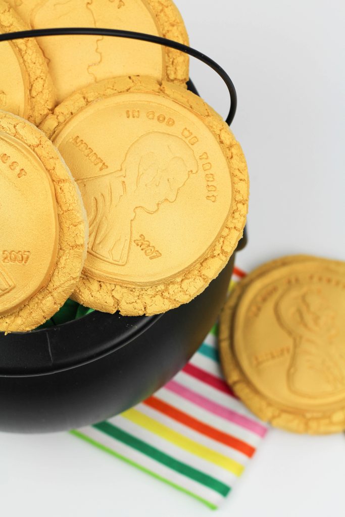 St. Patrick's Day Golden Coin Cookies