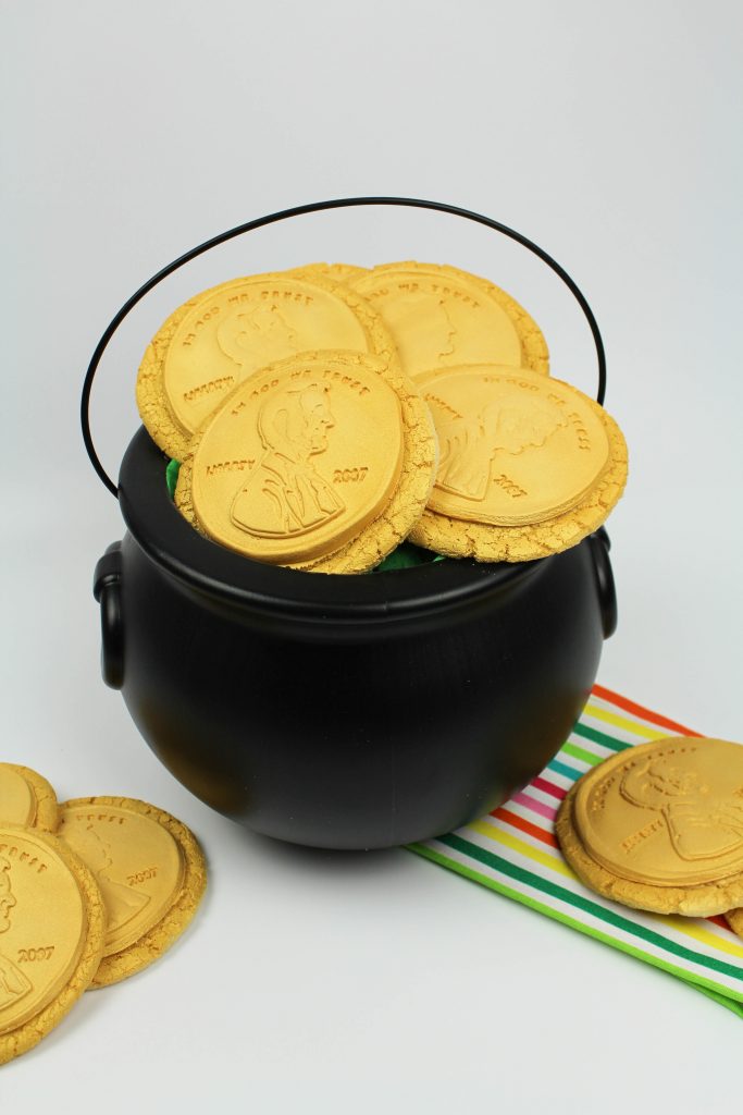 St. Patrick's Day Golden Coin Cookies