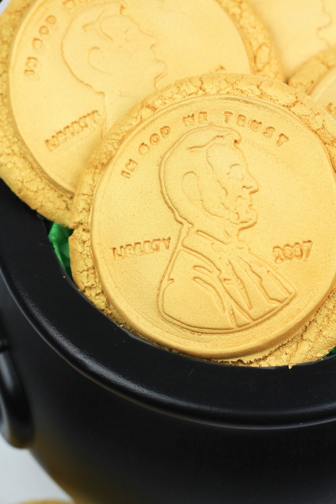 St. Patrick's Day Golden Coin Cookies