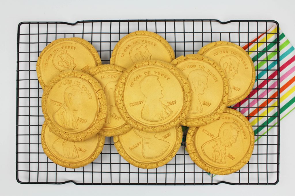 St. Patrick's Day Golden Coin Cookies