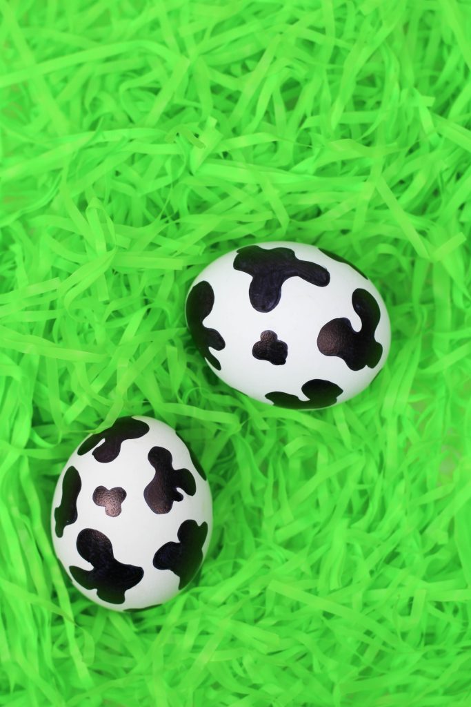 DIY Animal Print Easter Eggs