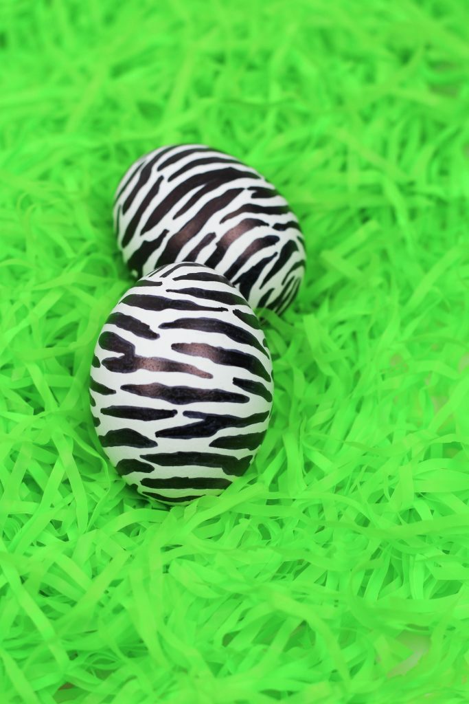 DIY Animal Print Easter Eggs