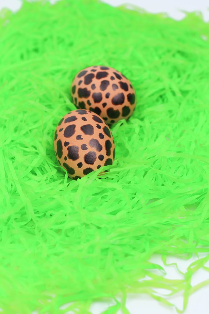 DIY Animal Print Easter Eggs