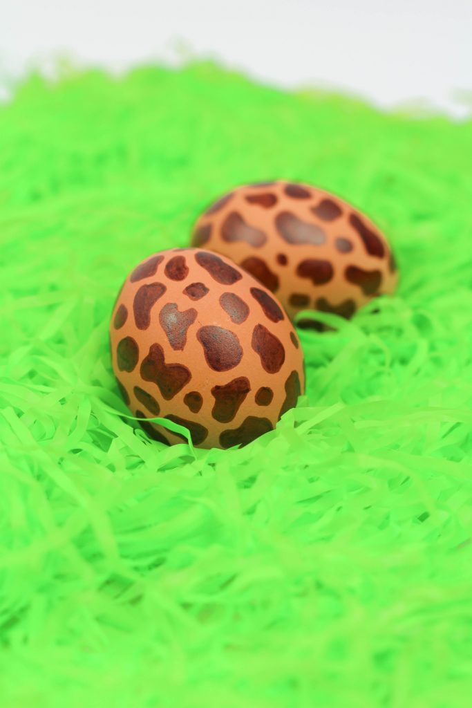 DIY Animal Print Easter Eggs