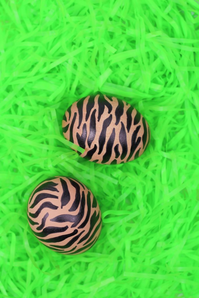 DIY Animal Print Easter Eggs