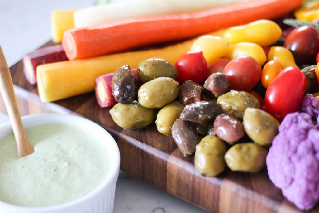 Easy Spring Crudité Platter