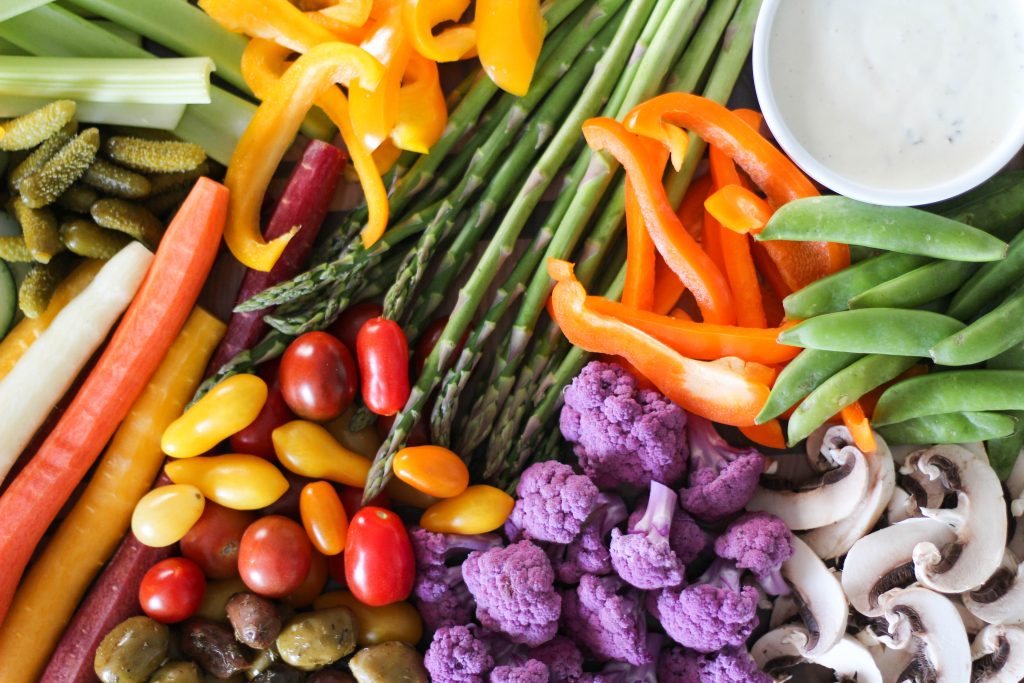 Easy Spring Crudité Platter