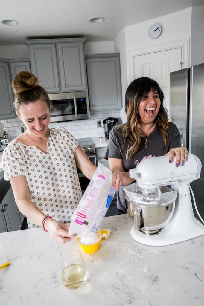 Girl's Night In Idea: Cake and Wine Night