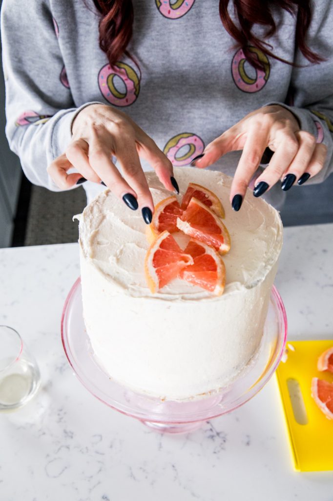 Girl's Night In Idea: Cake and Wine Night