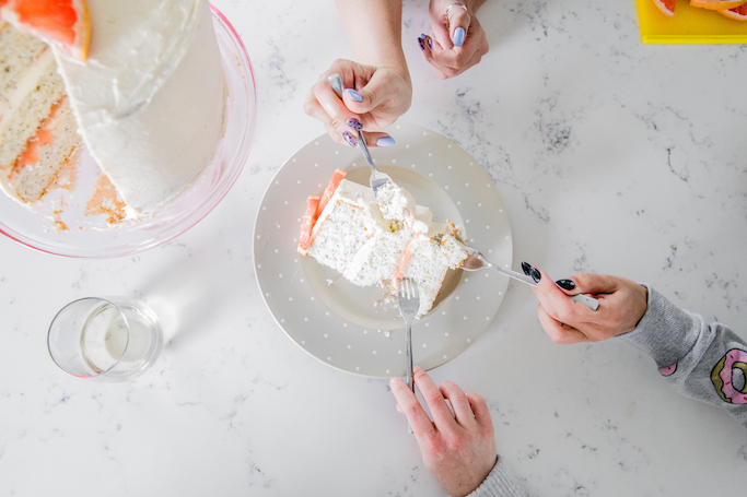 Girl's Night In Idea: Cake and Wine Night