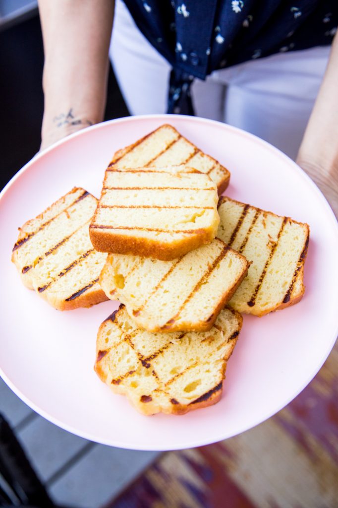 Grilled Honey Berry Shortbread