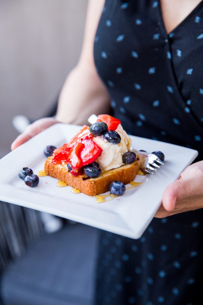 Grilled Honey Berry Shortbread