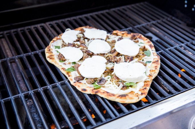 Outdoor Grilled Pizza Night