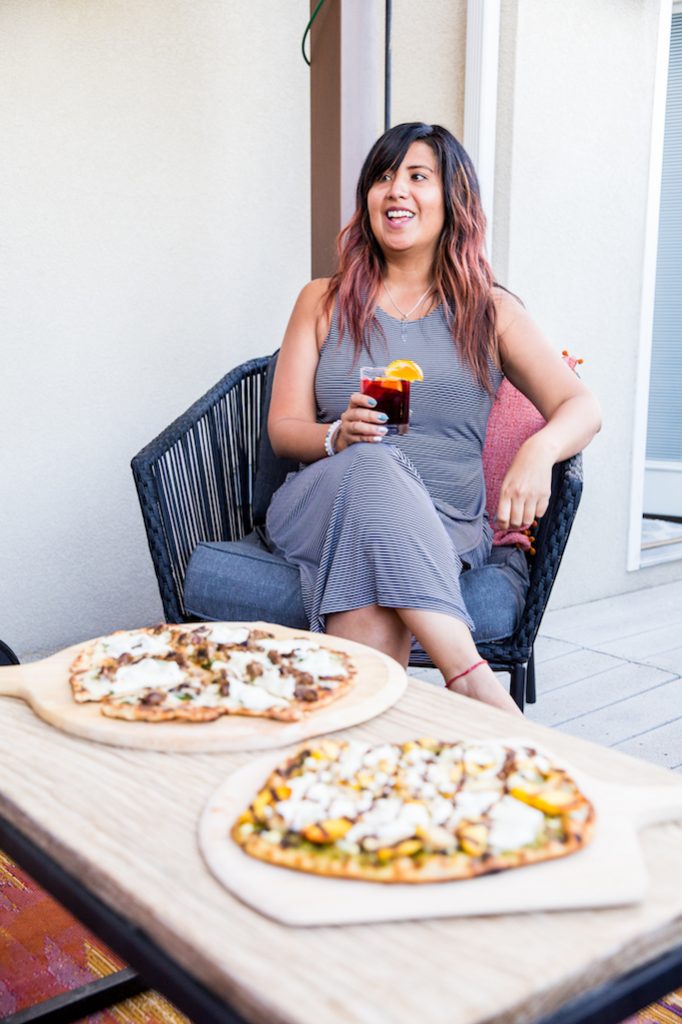 Outdoor Grilled Pizza Night