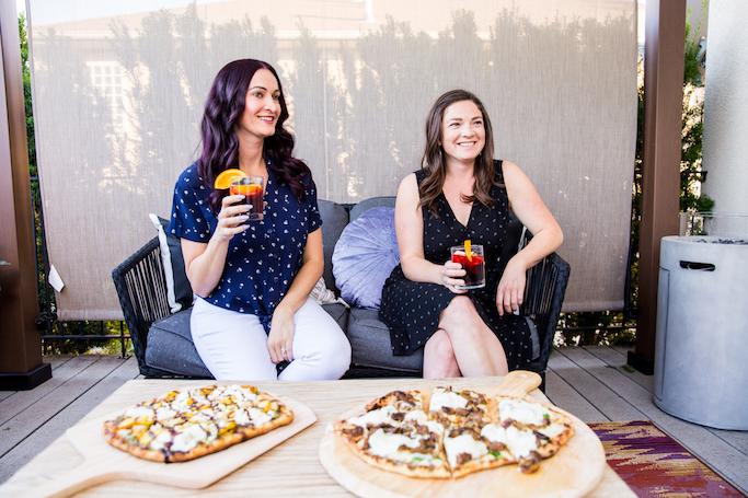 Outdoor Grilled Pizza Night