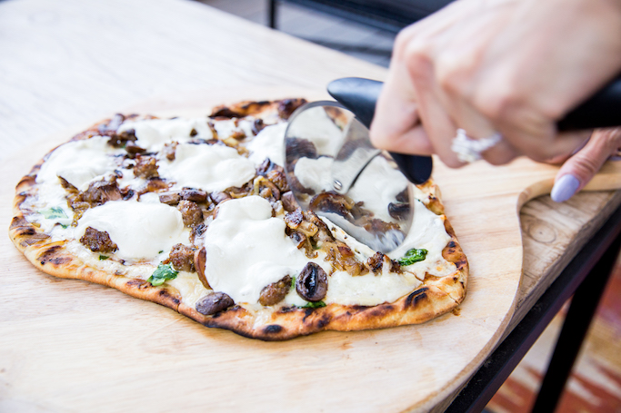 Outdoor Grilled Pizza Night