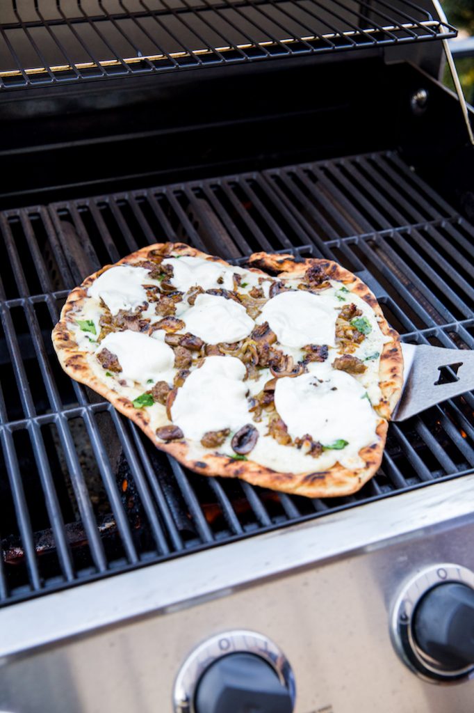 Outdoor Grilled Pizza Night