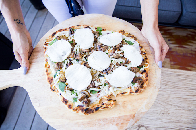 Outdoor Grilled Pizza Night