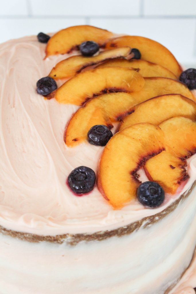 Peaches and Cream Cake