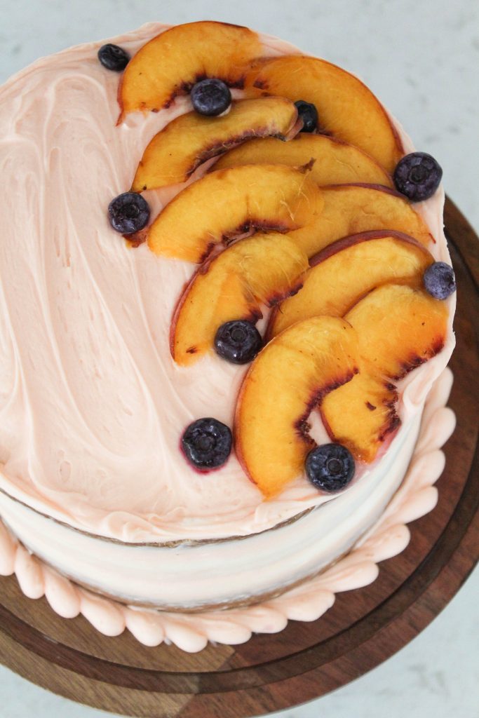 Peaches and Cream Cake