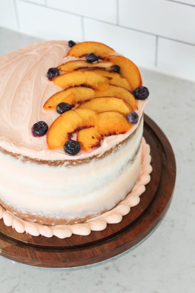 Peaches and Cream Cake