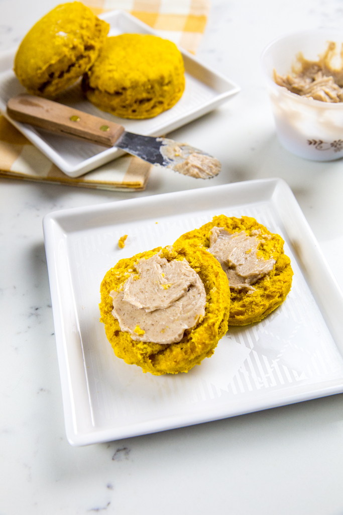 Pumpkin Biscuits (with Maple Butter)