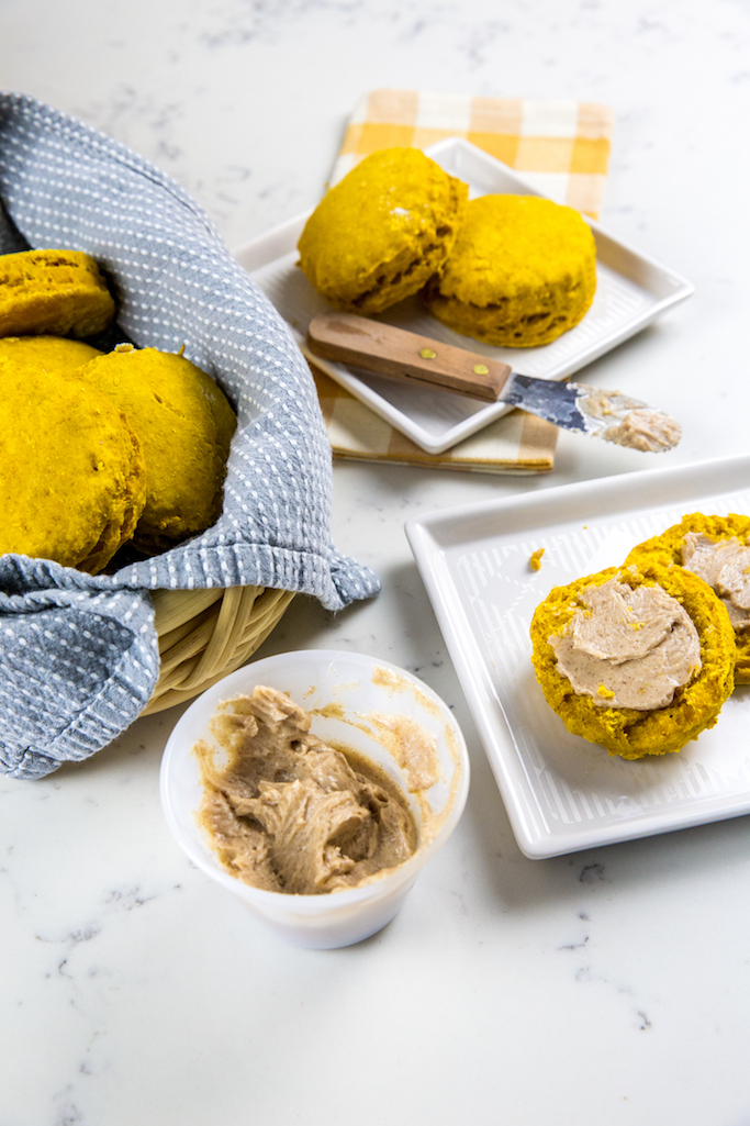 Pumpkin Biscuits (with Maple Butter)