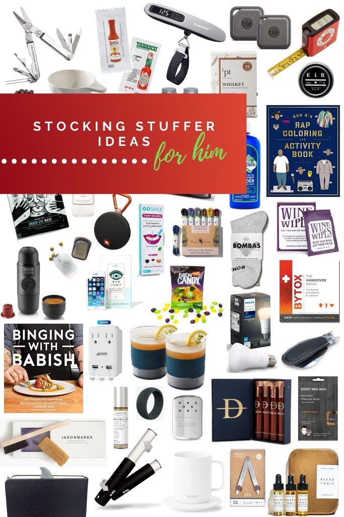 Stocking Stuffer Ideas for Him - Let's Mingle Blog