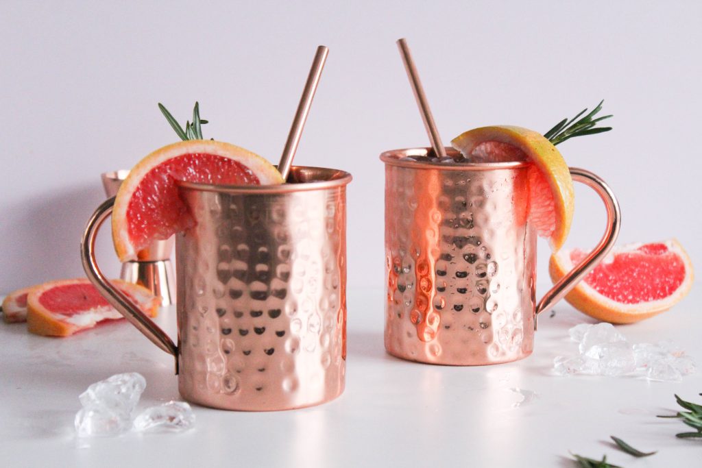 Grapefruit Rosemary Mules