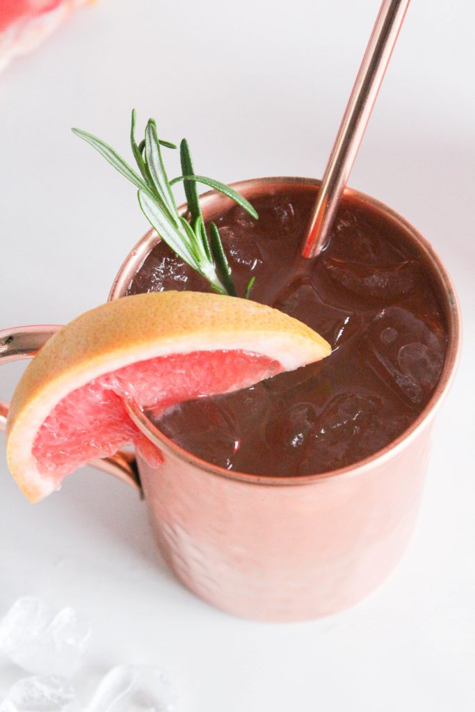 Grapefruit Rosemary Mules