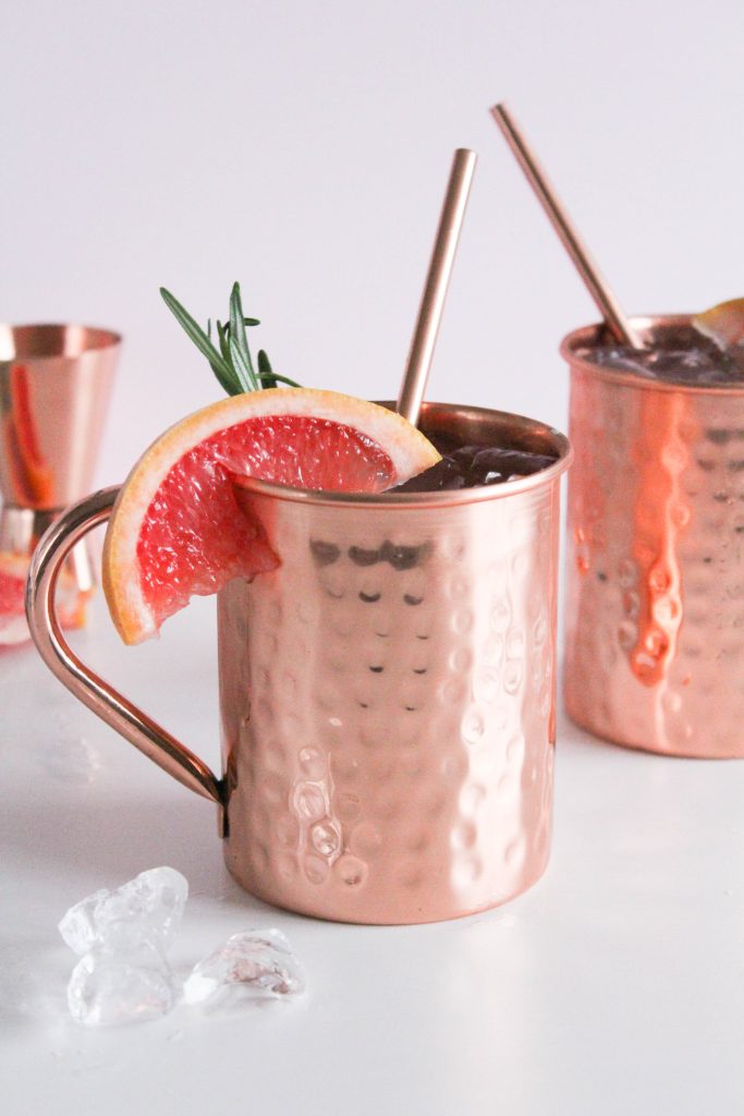 Grapefruit Rosemary Mules